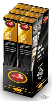770310 - 6pck Autosol Gold & Silver Polish 75ml