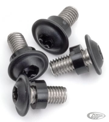 770437 - screws4bikes Belt Guard Bolts Matt Blk RH21-Up