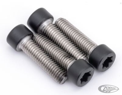 770441 - screws4bikes Bar Top Clamp Bolts Matt Blk RH21-Up