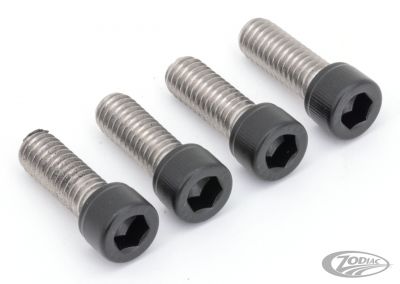 770448 - screws4bikes Bar Top Clamp Bolts Matt Blk K2