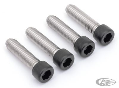 770449 - screws4bikes Bar Top Clamp Bolts Matt Blk K3