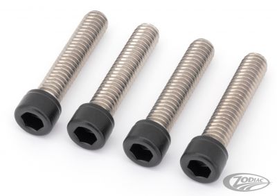 770451 - screws4bikes Bar Top Clamp Bolts Matt Blk K5