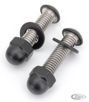 770459 - screws4bikes Foot Pegs Bolts Matt Blk Male Mount