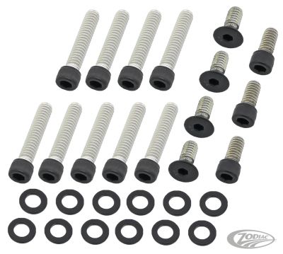 770466 - screws4bikes Prim. Cover Bolts Matt Blk BT70-84