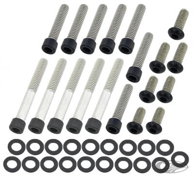 770467 - screws4bikes Prim. Cover Bolts Matt Blk BT89-99