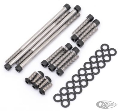 770475 - screws4bikes Prim. Cover Bolts Matt Blk FXBR13-17