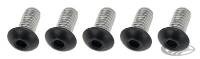 770486 - screws4bikes Point Cvr Bolts Matt Blk BT00-17