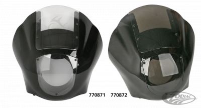 770871 - GZP Quarter Fairing Gloss Black Clear Screen