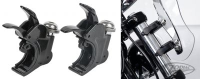 770877 - GZP 39mm Fork Clamps Black for 1/4 Fairing