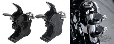 770879 - GZP 41mm Fork Clamps Black for 1/4 Fairing