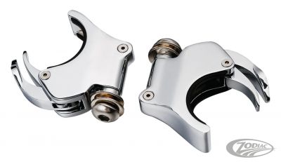 770882 - GZP 49mm Fork Clamps Chrome for 1/4 Fairing