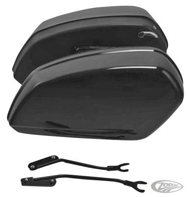 770892 - GZP Gloss Black Saddlebags FXLRST22-Up