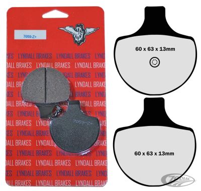 770923 - LYNDALL RACING BRAKES Front Pads Xtreme HD84-99
