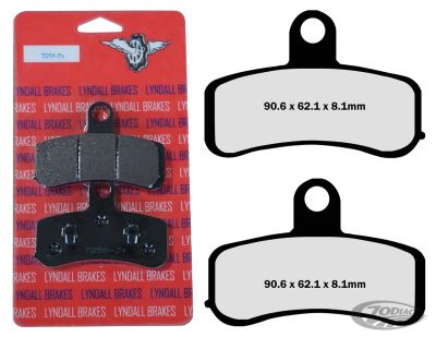 770938 - LYNDALL RACING BRAKES Front Pads Z-Plus ST08-14 FXD08-17