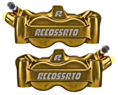 775661 - Accossato Radial Calipers 100mm Gold Ano Set