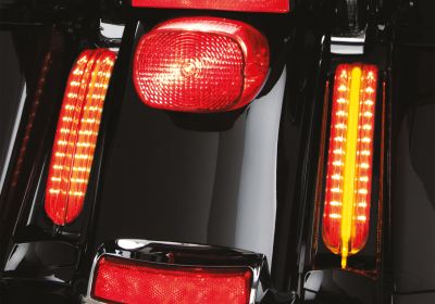 777304 - CIRO 3D Black Filler Panel/Red Lens FLHT14-Up