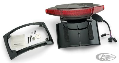 777319 - CIRO 3D Black Pl. Holder/Tail Red FLHT14-Up