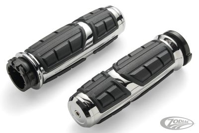 777351 - CIRO 3D Chicane Grips Chrome CBL