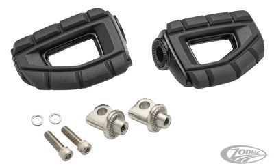 777361 - CIRO 3D Chicane Foot Pegs Black Male Mounts