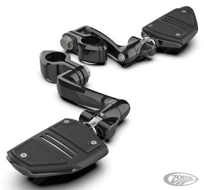 777371 - CIRO 3D Twin Rail HW Pegs Ext. Blk Male Mounts