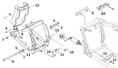 780040 - GZP GHDP Swingarm Bearings & Clips