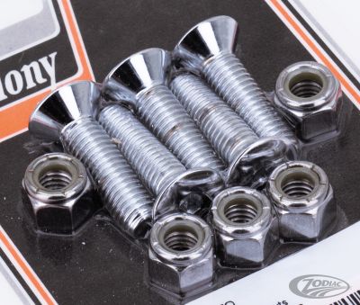 780153 - COLONY Disc SHCS Screws w/nuts 79-91 Chrome