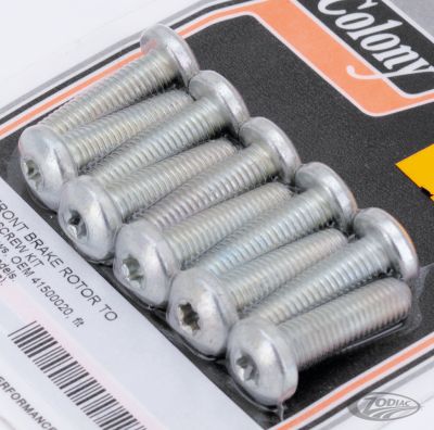 780162 - COLONY Disc Rotr Torx Scrs FLH/T2014-up Zinc