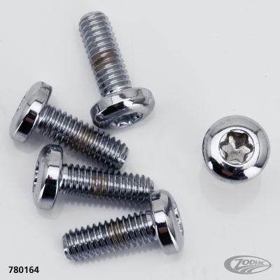 780164 - COLONY Disc screw set 5/16-18x7/8" TXBH chrome
