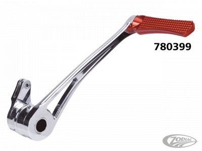 780399 - Vity's Design DIAMOND BRAKE ARM CHR+RED PEG FLH/T14-UP