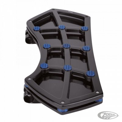 780441 - Vity's Design DIAMOND FR FLRBRD BLK W/ GEMS BLUE