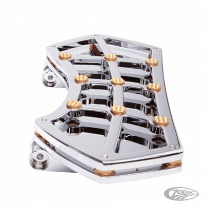 780451 - Vity's Design DIAMOND FR FLRBRD POLISH W/ GEMS BRASS