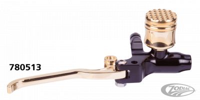 780513 - Vity`s Design BRAKE M/C BLK TANK BRASS LEVER BRASS 9/1