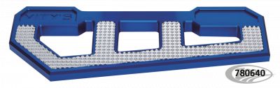 780640 - Vity's Design RACING FLOORBOARDS BLUE W/ DIAMOND ICE