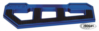 780641 - Vity's Design RACING FLOORBOARDS BLUE W/ DIAMOND BLACK