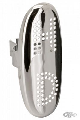 781258 - COLONY H-D Boot guard, heatshield chrome