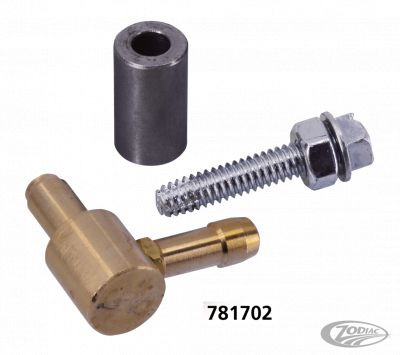 781702 - Yost brass fuel nipple 1/4
