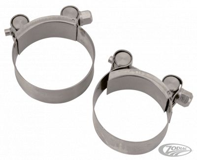 781754 - GZP Stainless muffler clamp 2" mufflers
