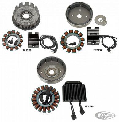 782263 - CYCLE ELECTRIC CE Alternator kit FLH/T/FXR80-88 Rubber