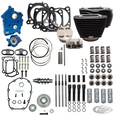 782790 - S&S ME17-up Oil 550G 124" Blk Tubes all BLK