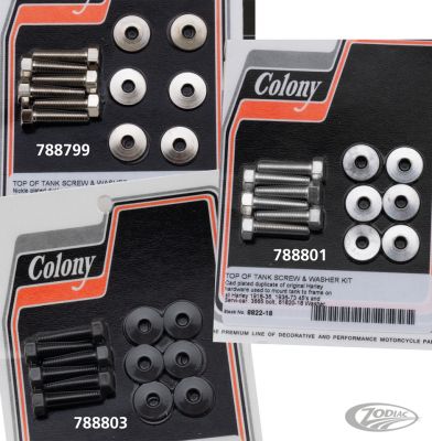 788804 - COLONY Tank top strip O.S. screw/washer kit Prk