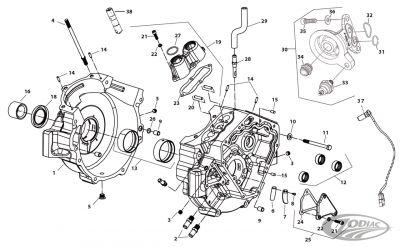 789243 - S&S Oil seal countershaft X-Wedge f/Morgan