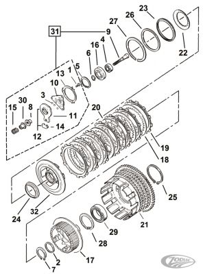 789650 - Eastern 10pck retaining ring