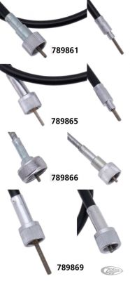 789866 - Barnett Metal speedo cable assy L= 36" 5/8-18nut