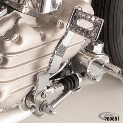 789881 - V-Twin Chrome rear brake pedal BT58-69