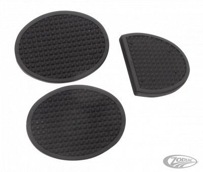789882 - V-Twin 3Pc Clutch and brake pedal pad set Black