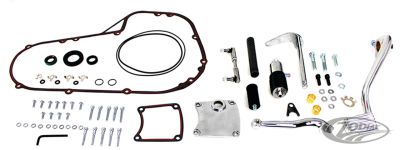 795138 - V-Twin Mid Control Kit Chrome FXR87-94