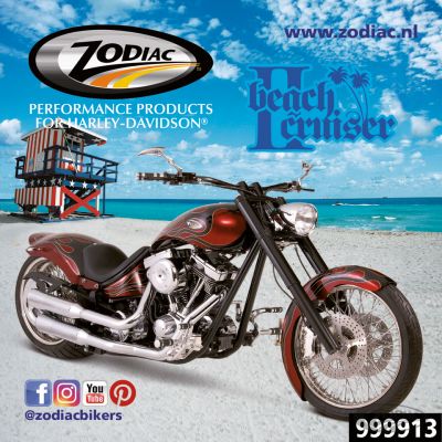 999913 - GZP 10Pck Zodiac Beach Cruiser II sticker