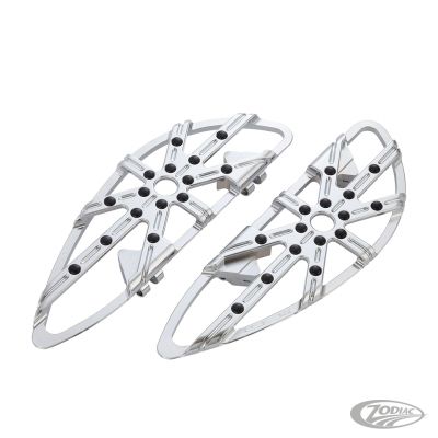 A06860 - ARLEN NESS 10-GAUGE DRIVER FLOORBOARDS CHROME