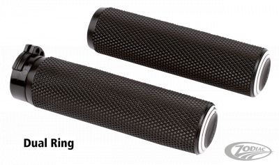 A07308 - ARLEN NESS Dual Ring Fusion Grips - Black cable
