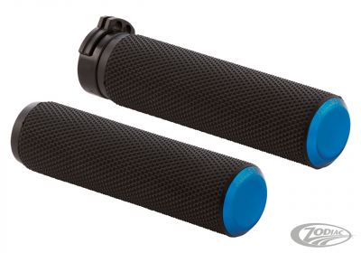 A07335 - ARLEN NESS Knurled Grips Blue CBL